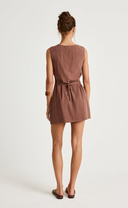Shoreline Mini Dress (Oak)