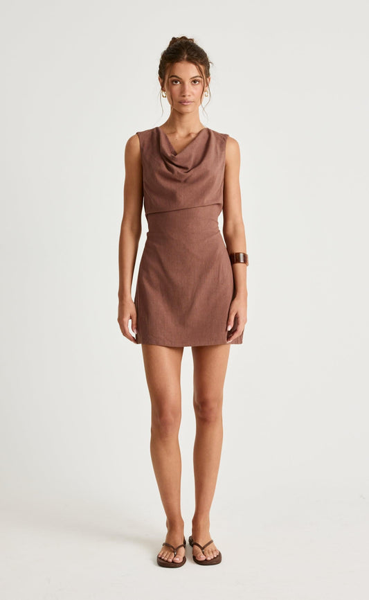 Shoreline Mini Dress (Oak)