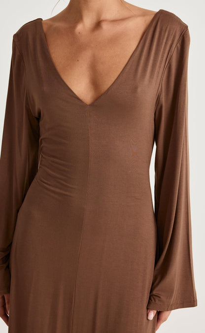 Harlow Maxi Dress (Oak)