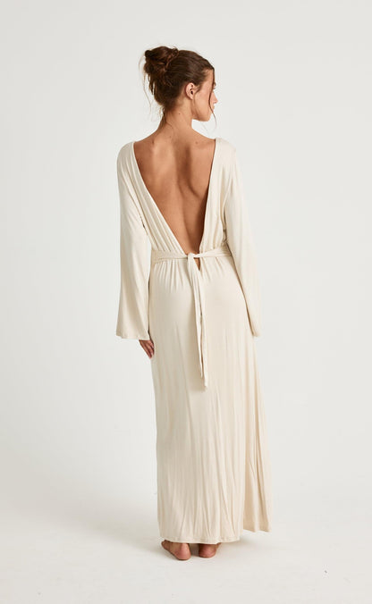 Harlow Maxi Dress (Iced Coffee)