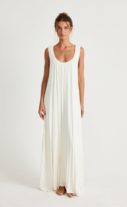 Selena Maxi Dress (Off White)