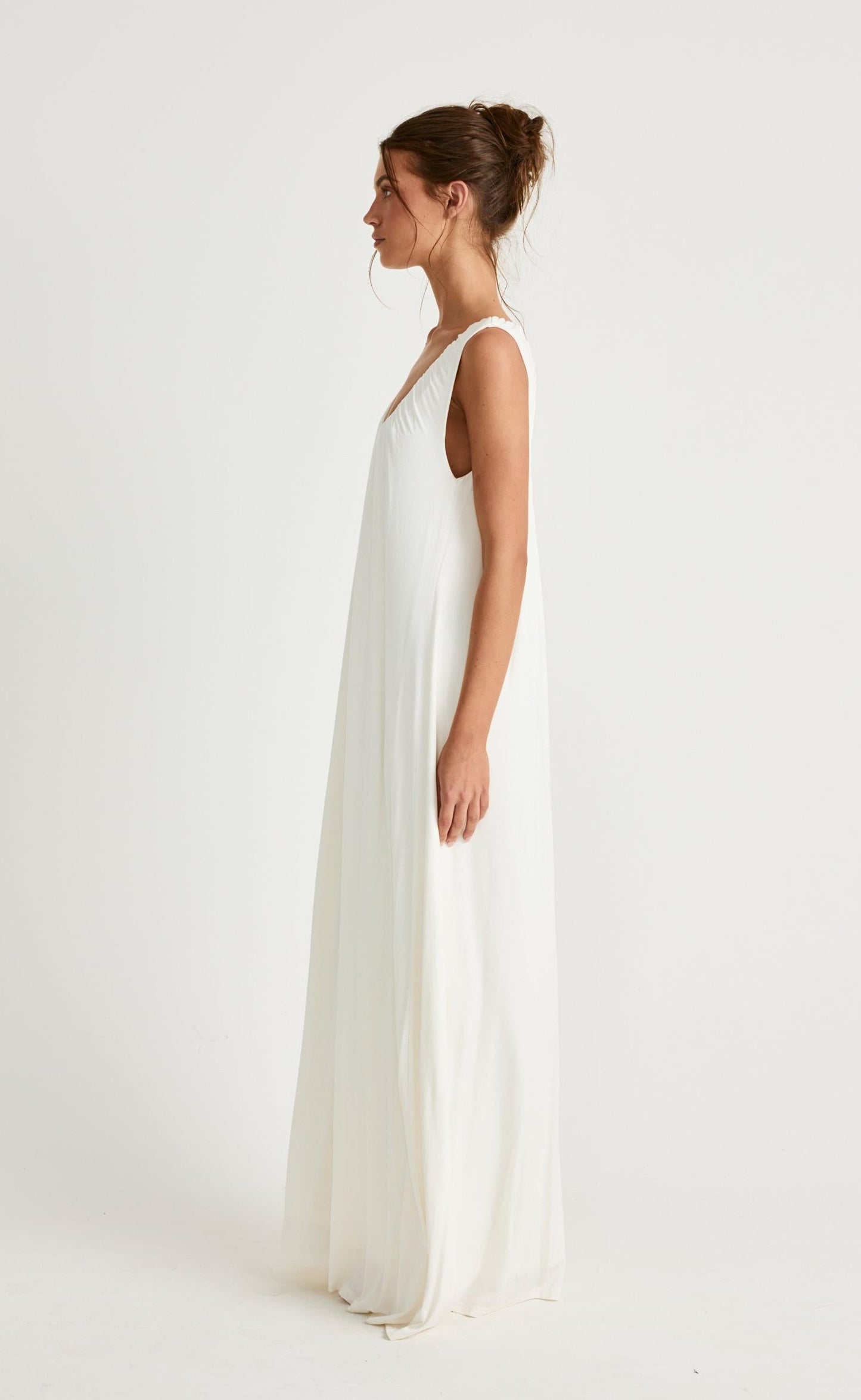 Selena Maxi Dress (Off White)