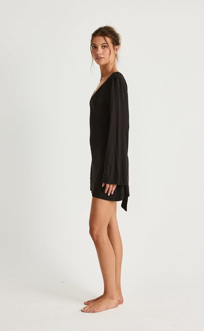 Harlow Mini Dress (Black)