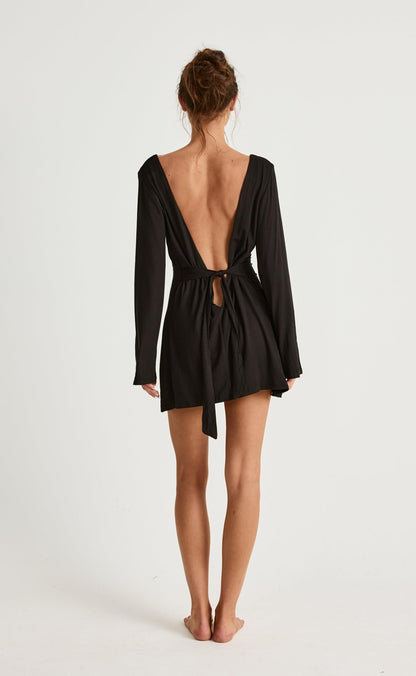 Harlow Mini Dress (Black)