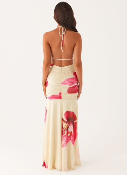 Hollywood Maxi Dress - Orchid Yellow