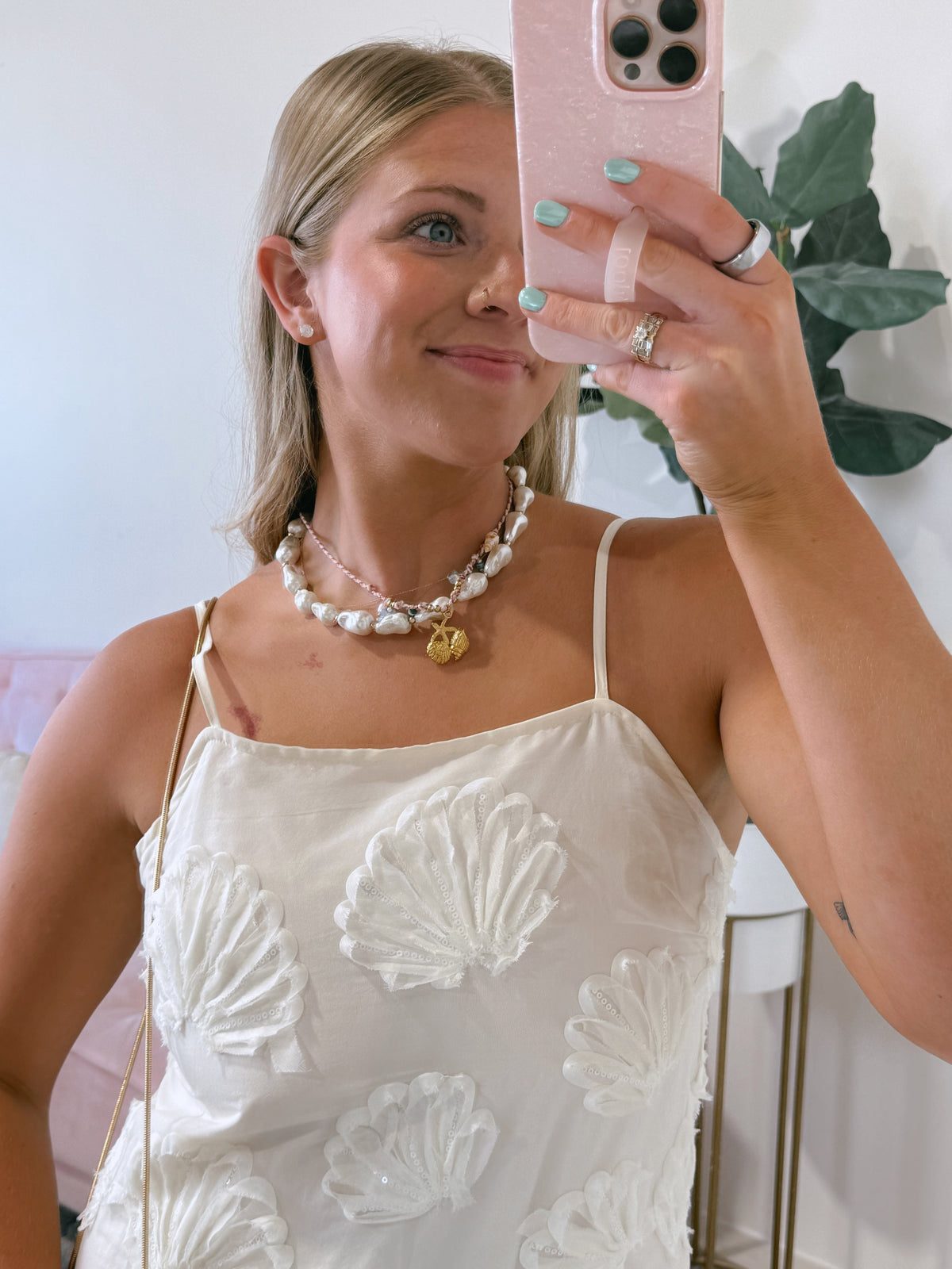Reese seashell maxi dress