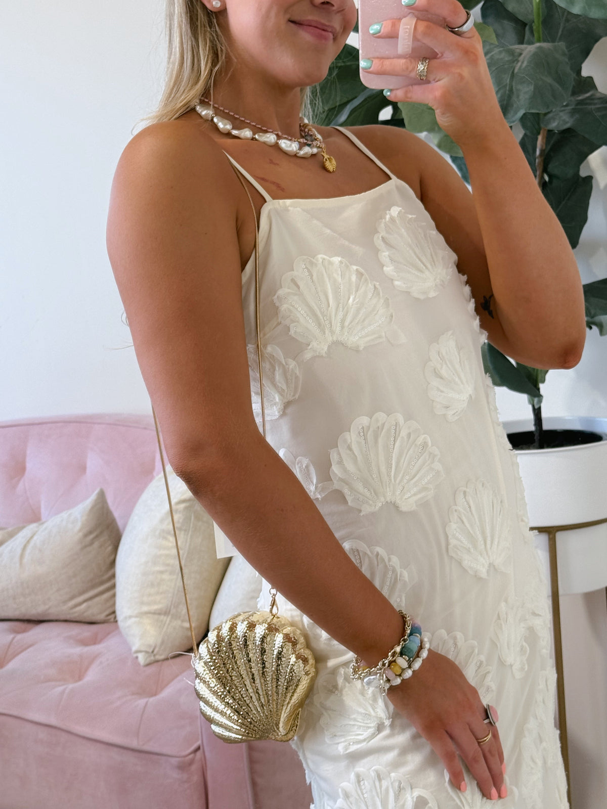Reese seashell maxi dress