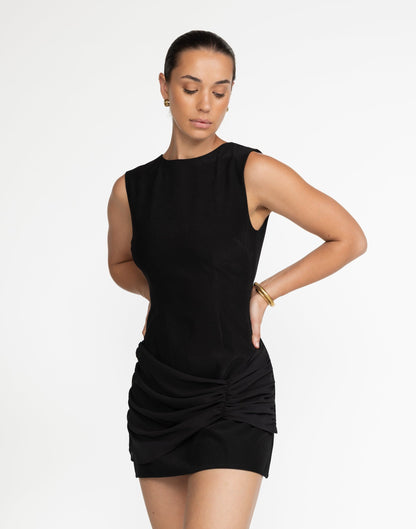 Banks Mini Dress (Black)