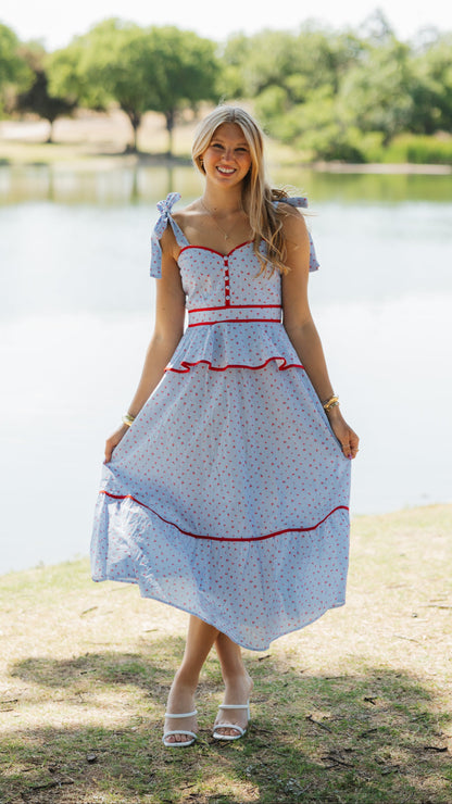 Texas Girl Sleeveless Midi Dress