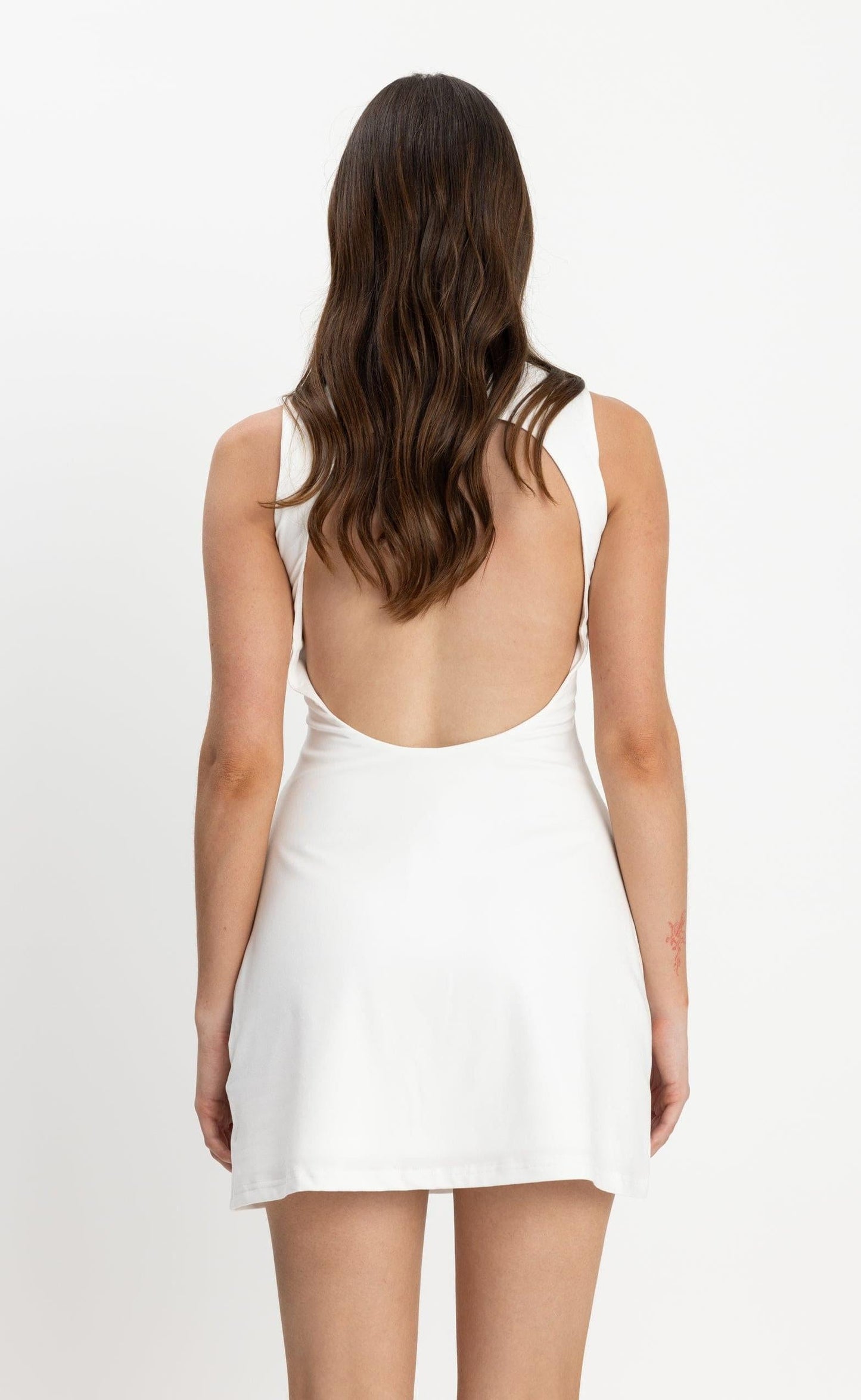 Francesca Mini Dress (White)