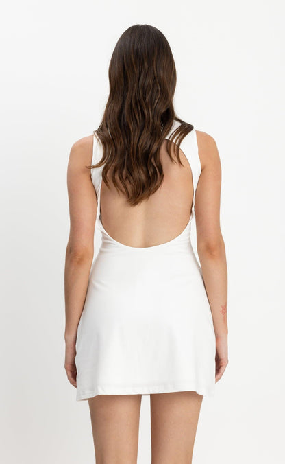 Francesca Mini Dress (White)