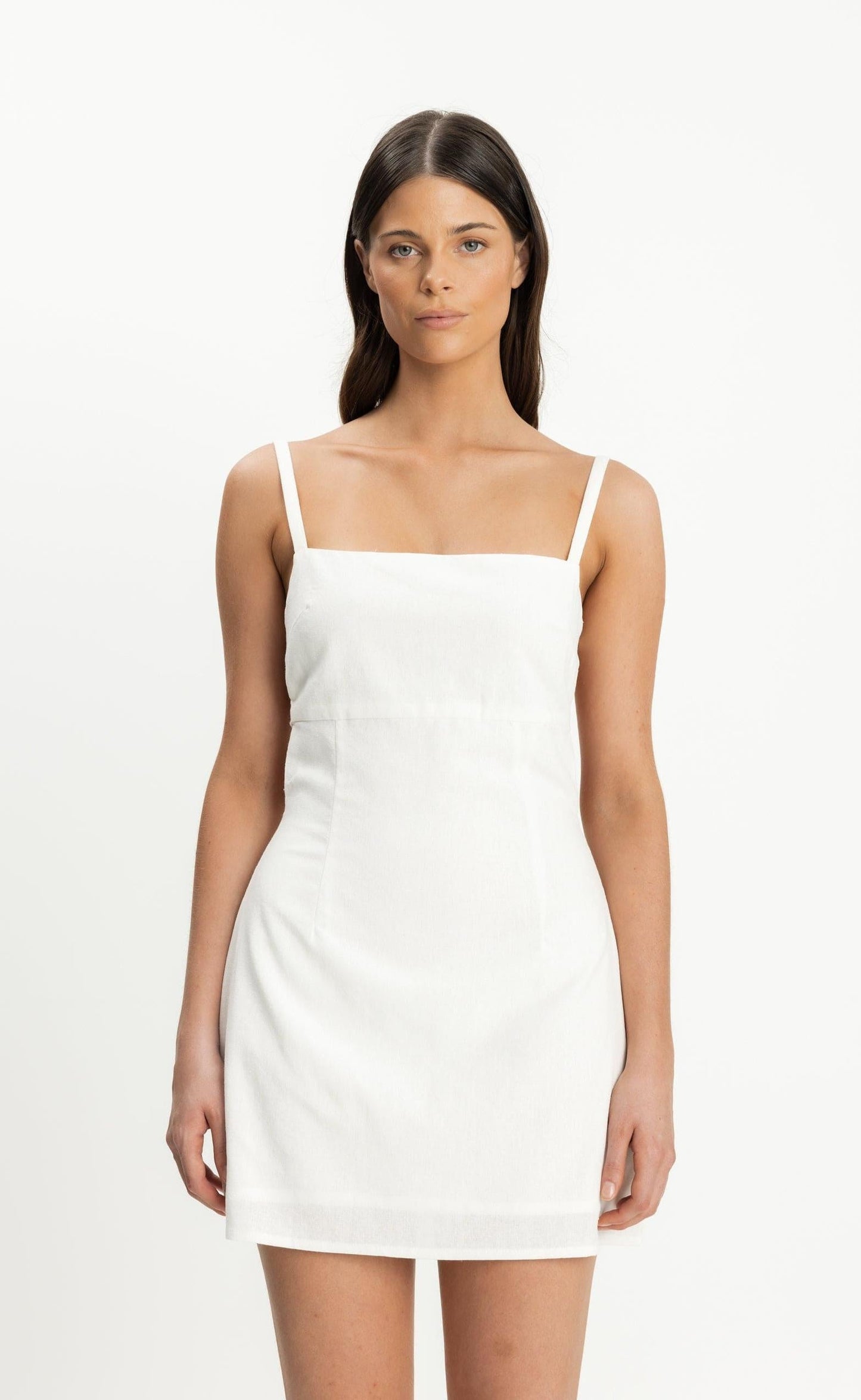 Paradise Mini Dress (White)