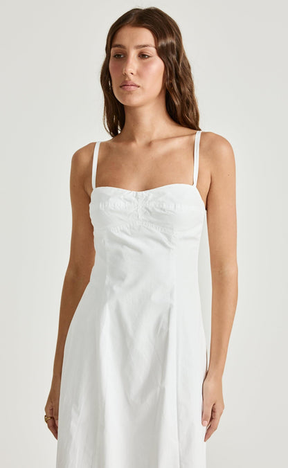 Duran Midi Dress (White)