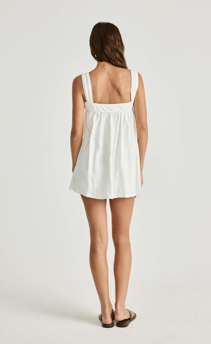 Sutton Mini Dress (White)