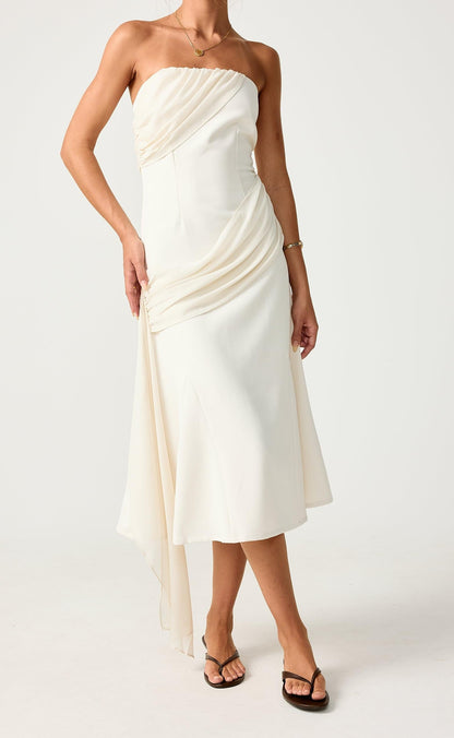 Lovelight Midi Dress (Oat)