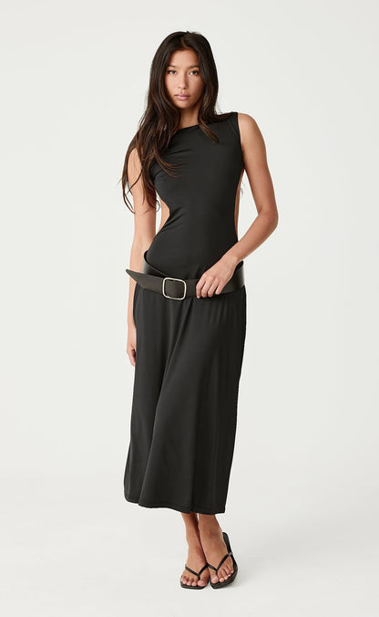 Lilibet Midi Dress (Black)