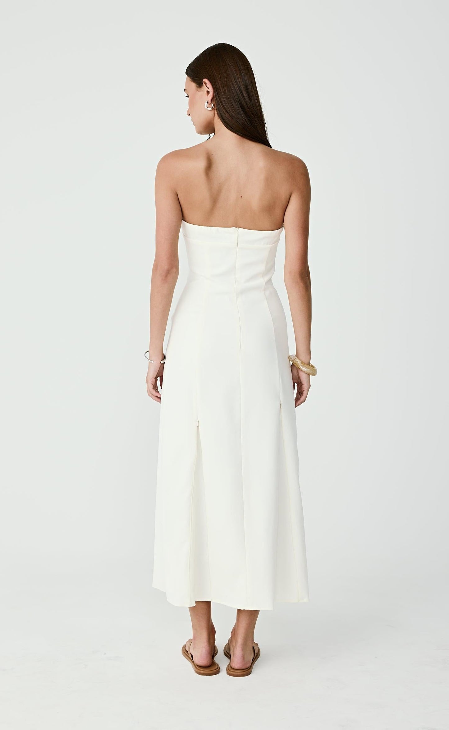 Hudson Midi Dress (Cream)