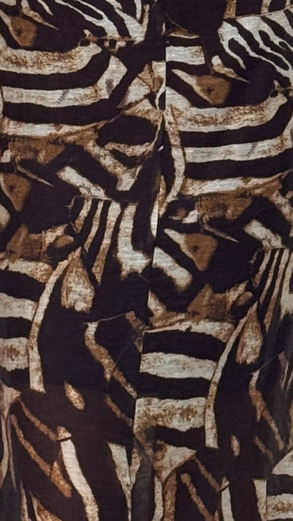 Sharn Maxi Dress - Chocolate Zebra