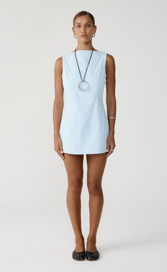 Piers Mini Dress (Sky)