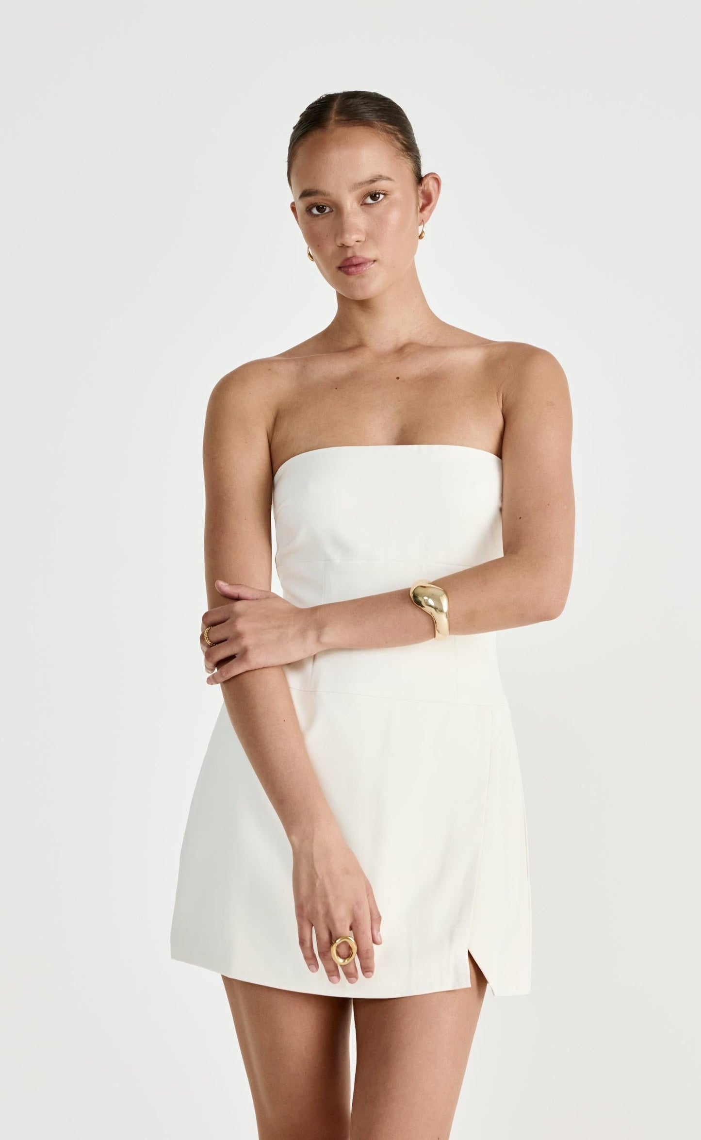 Shea Mini Dress (Oat)