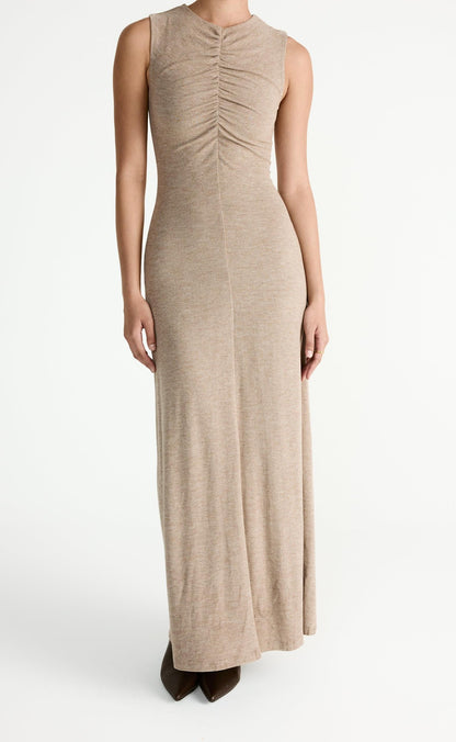 Cosmia Maxi Dress (Stone)