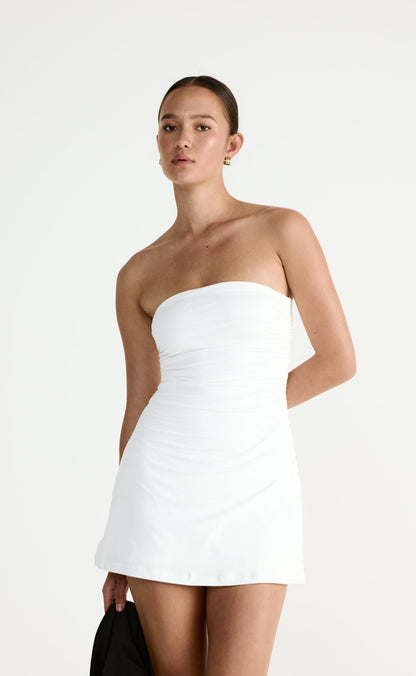 Sarie Mini Dress (White)