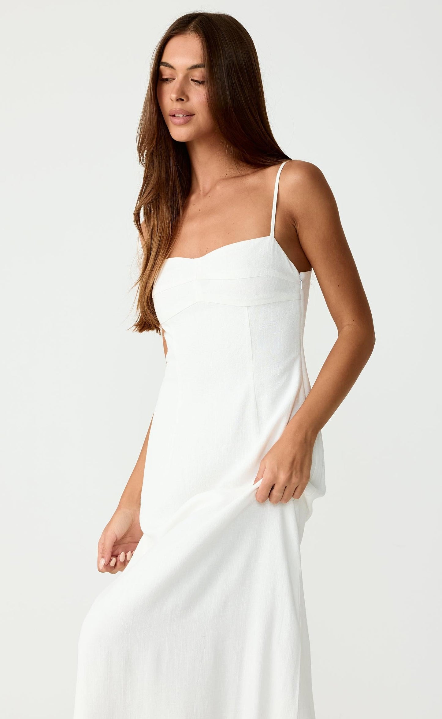 Selene Maxi Dress (White)