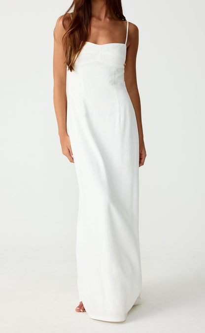 Selene Maxi Dress (White)