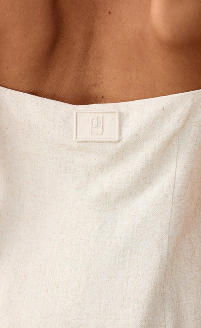 Selene Mini Dress (Natural)