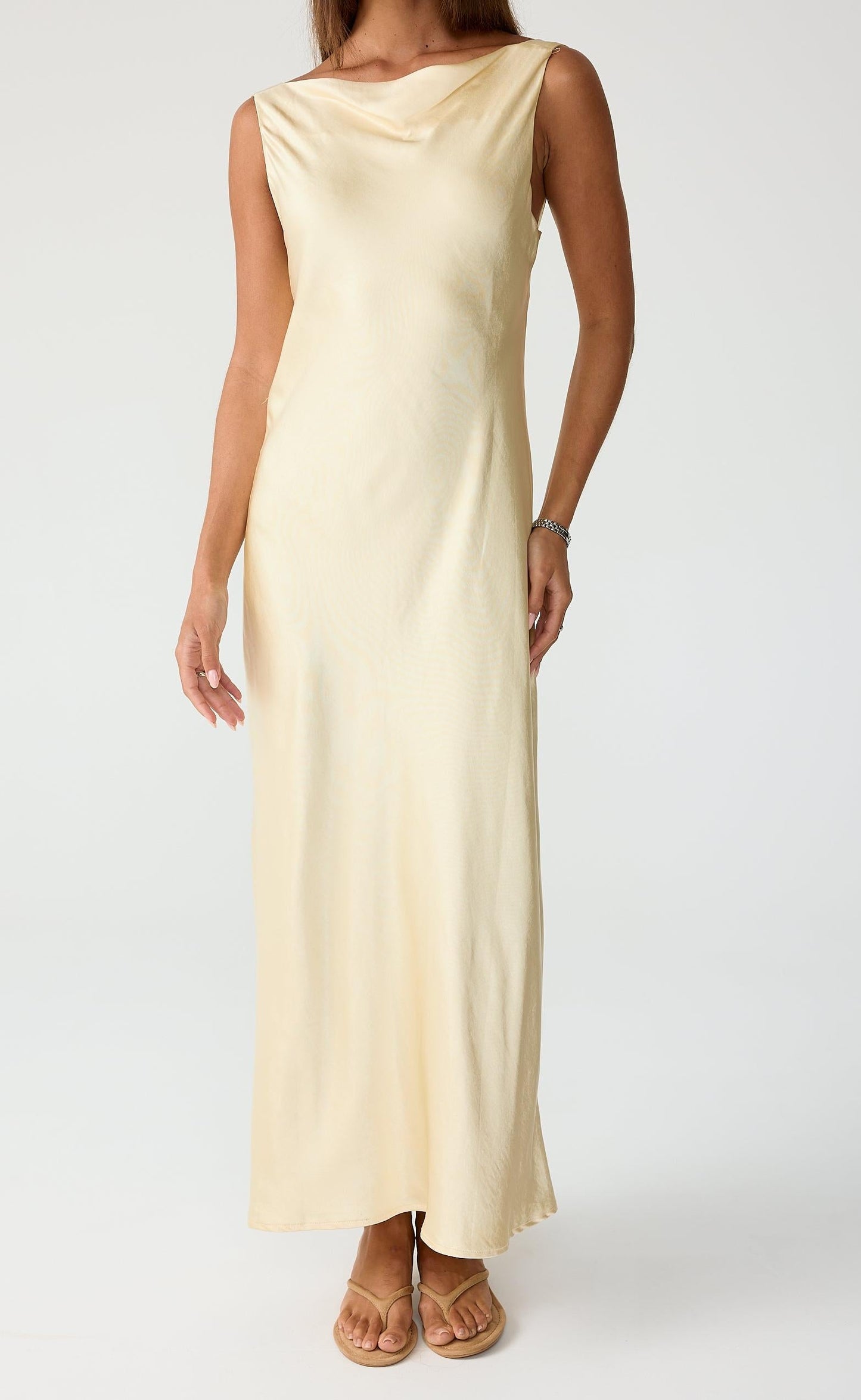 Springtime Maxi Dress (Lemon)