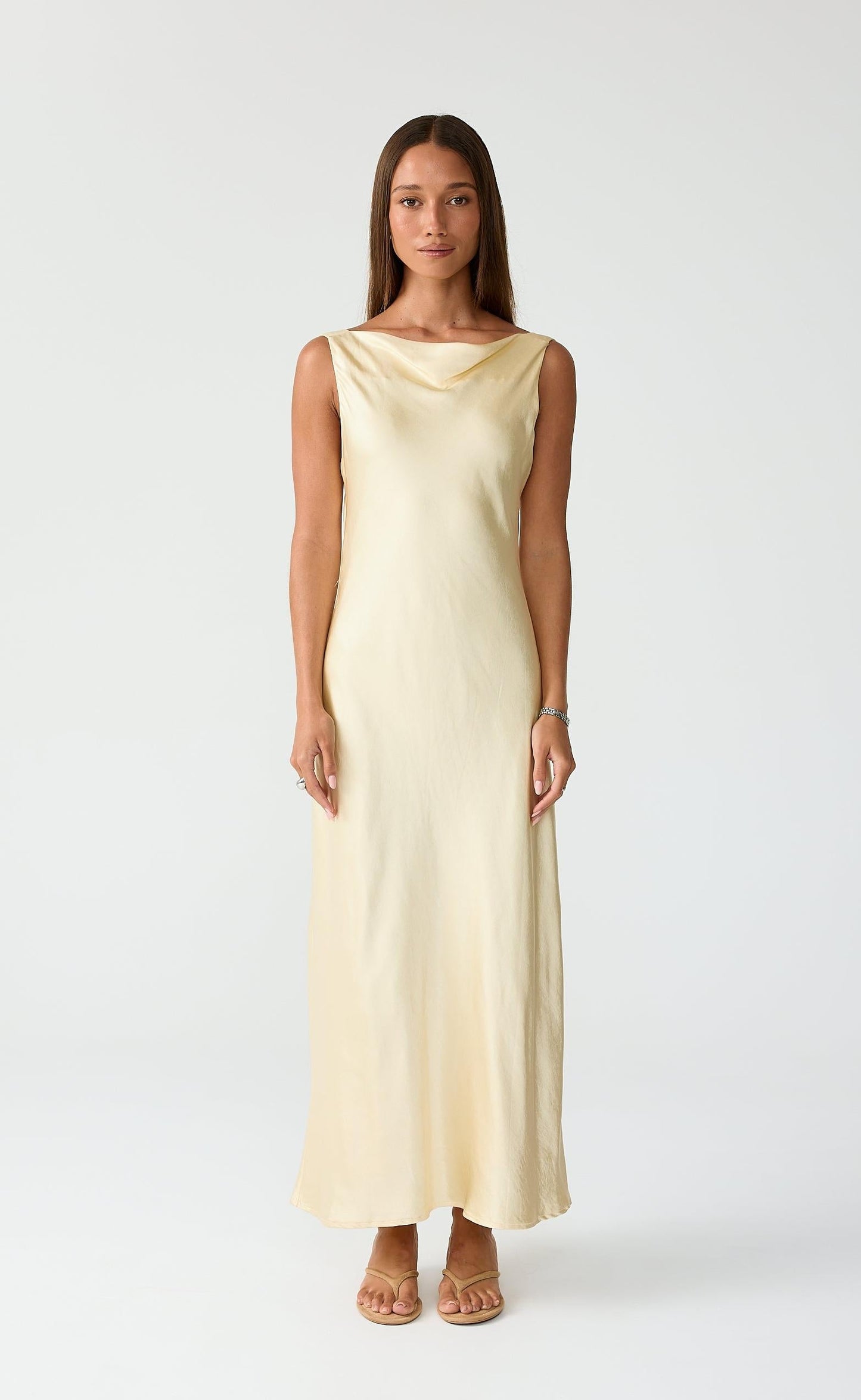 Springtime Maxi Dress (Lemon)