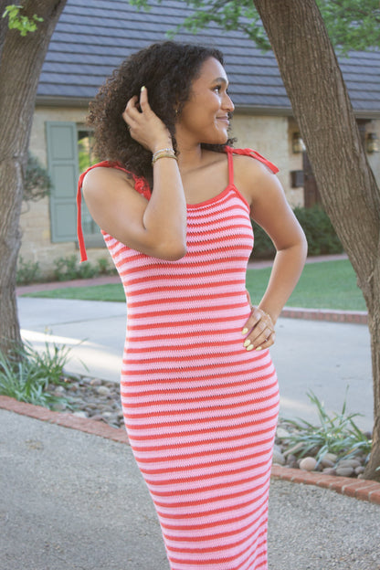 Cotton Sweater Maxi Dress