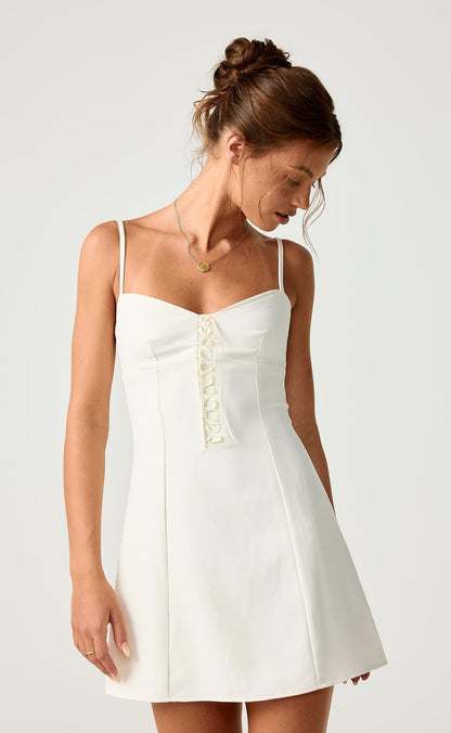 Whirlwind Love Mini Dress (Oat)