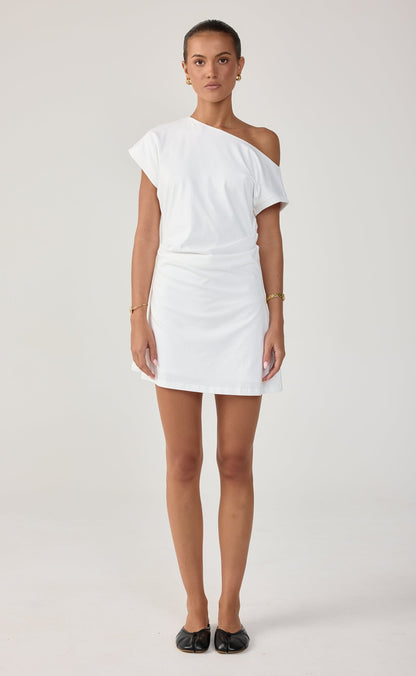 Adelaide Mini Dress (White)