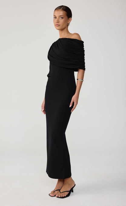 Alisa Maxi Dress (Black)