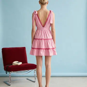 Skylar tiered mini dress