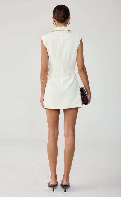Cortez Mini Dress (Cream)