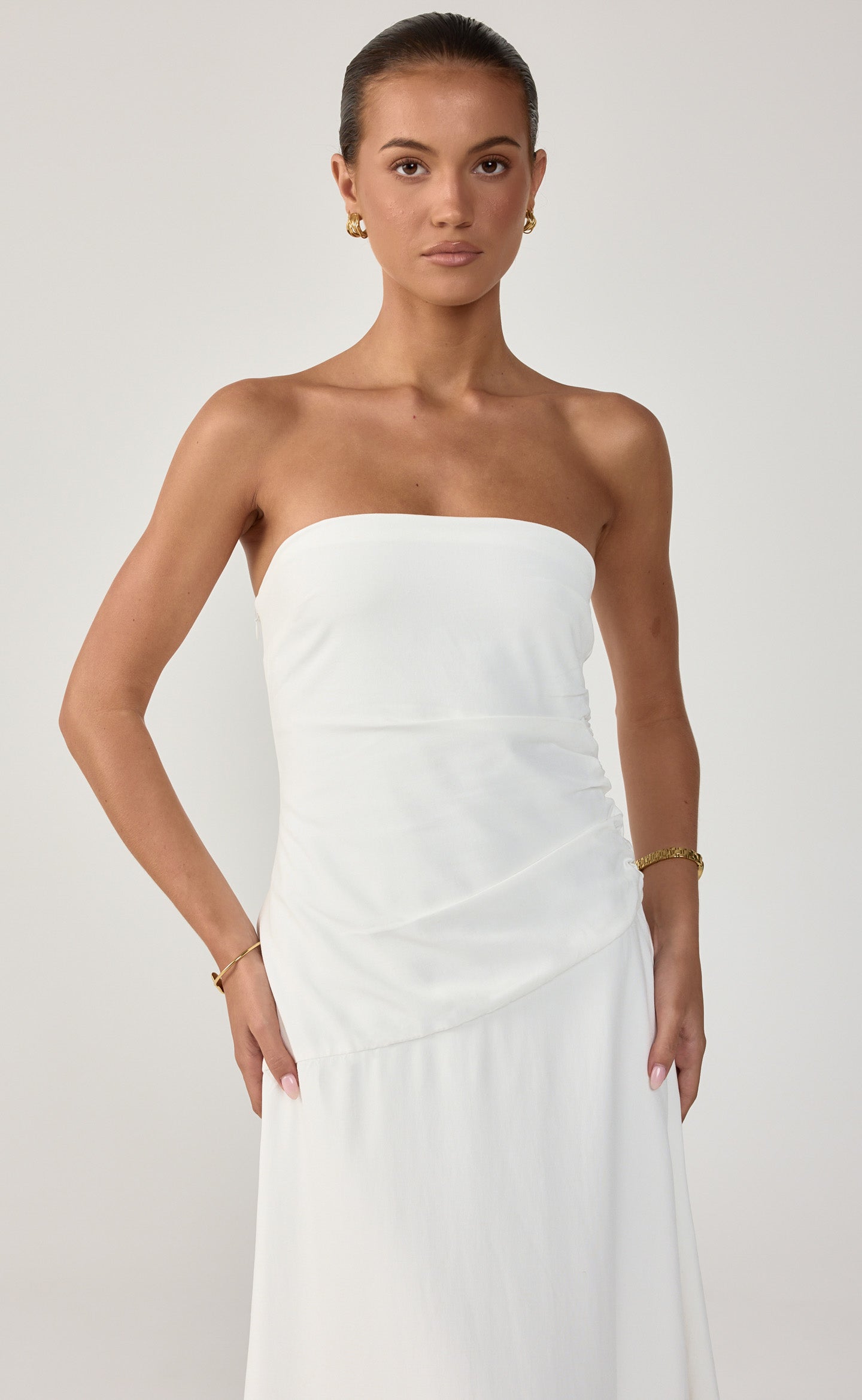 Doria Maxi Dress (White)