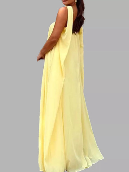 Full Size Tube Flowy Maxi Dress Plus Size