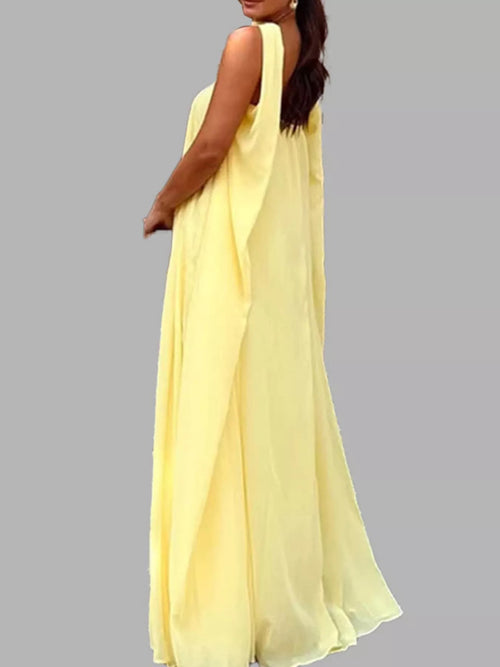 Full Size Tube Flowy Maxi Dress Plus Size