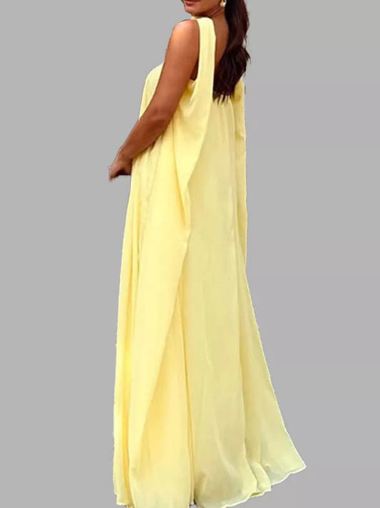 Full Size Tube Flowy Maxi Dress Plus Size