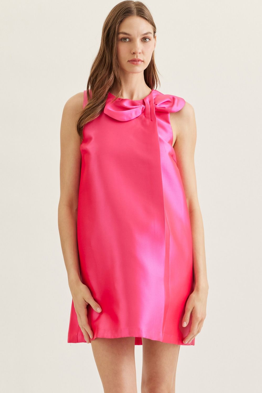 Twisted Bow  Detail Dress