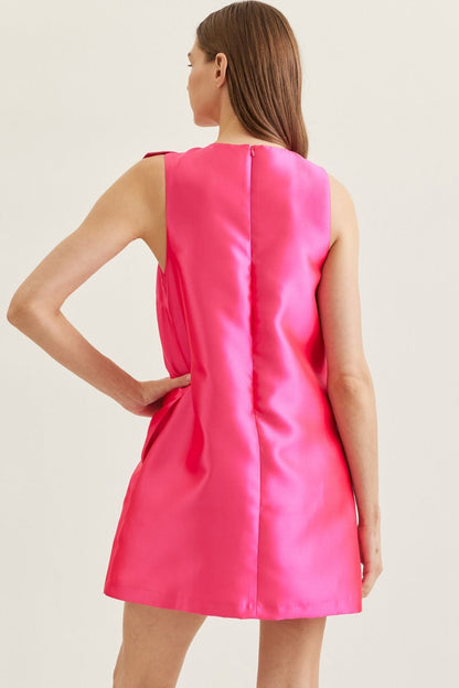 Twisted Bow  Detail Dress