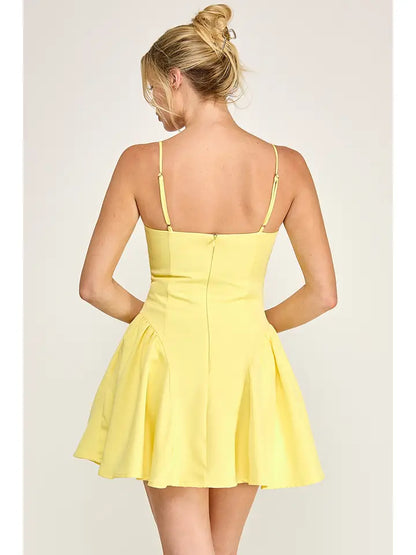 Square Neck Mini Dress