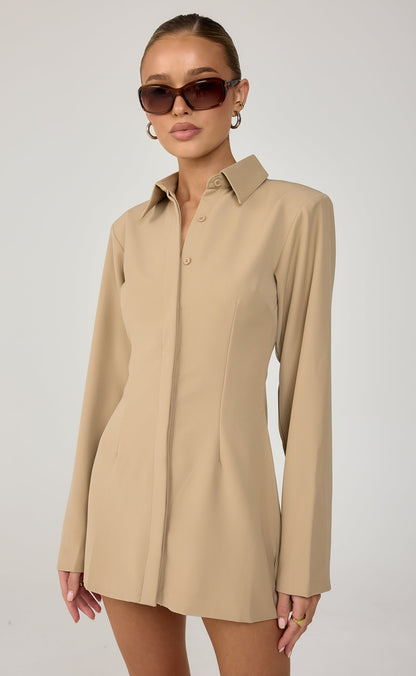 Mariella Mini Dress (Honey)