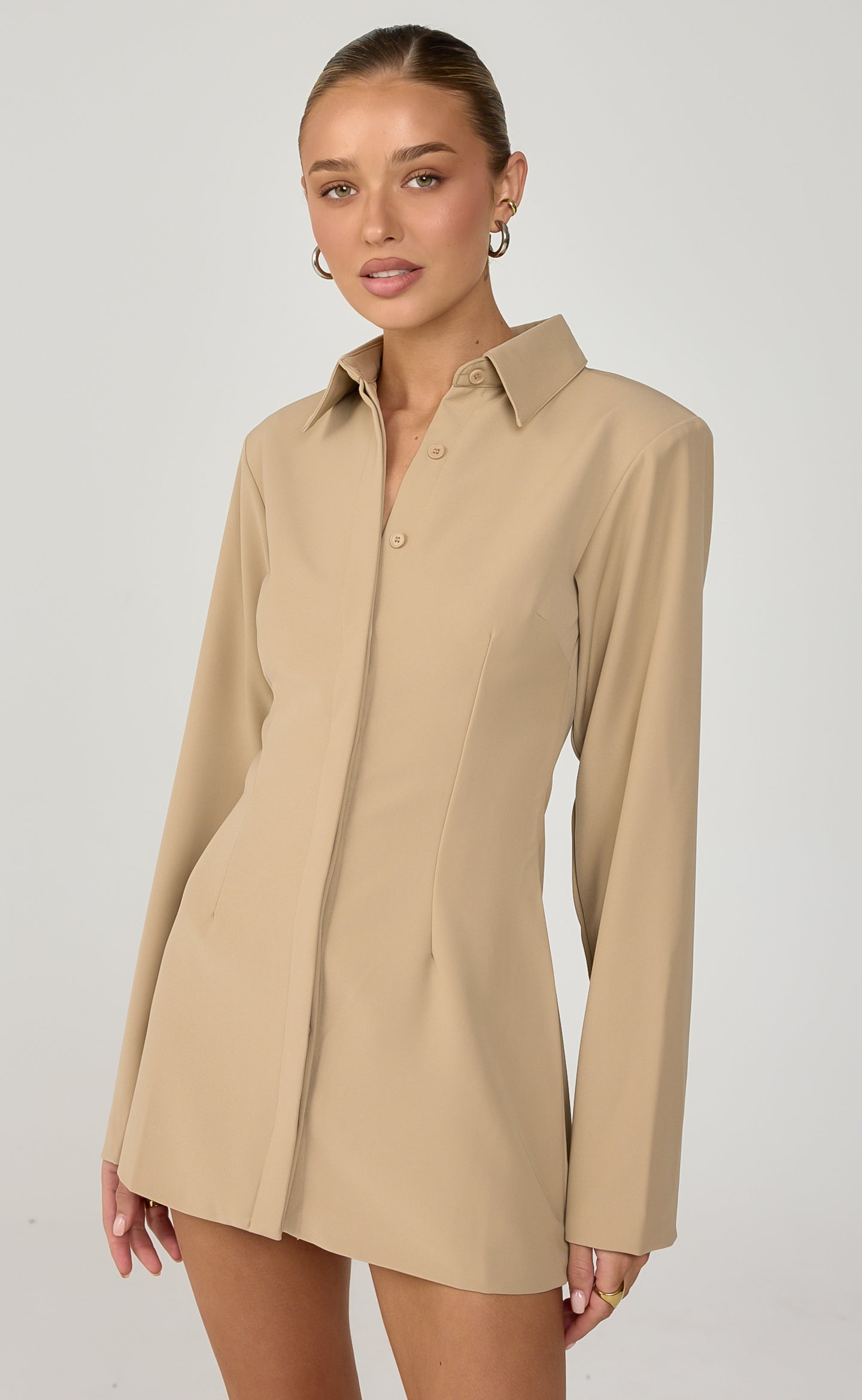 Mariella Mini Dress (Honey)