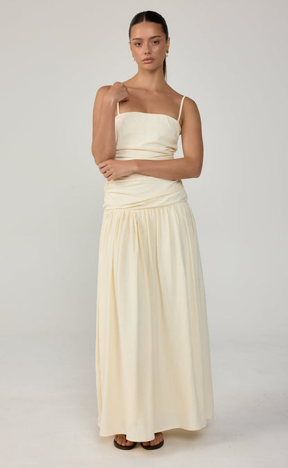 Reese Maxi Dress (Buttercream)