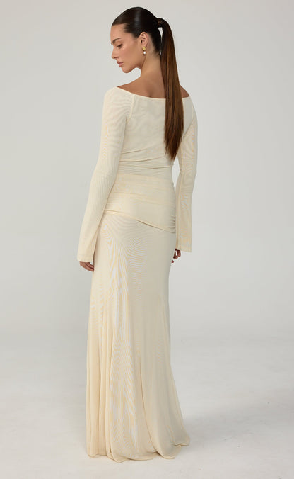 Soleil Maxi Dress (Buttermilk)
