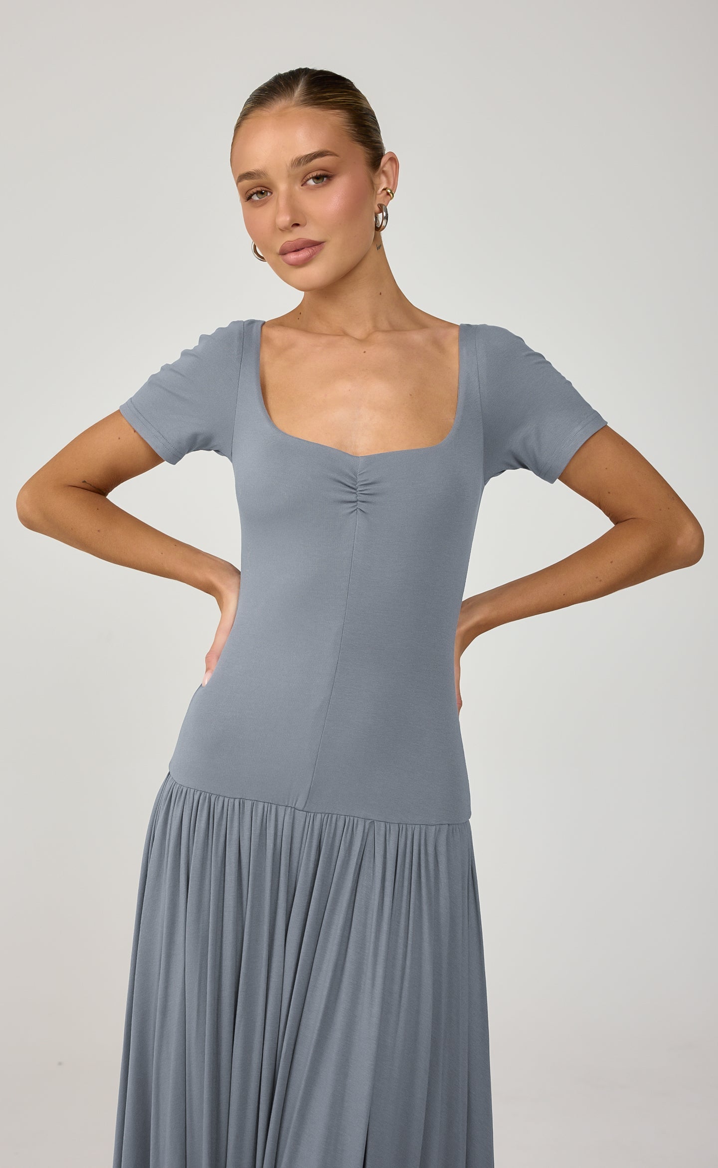 Suri Maxi Dress (Storm Blue)